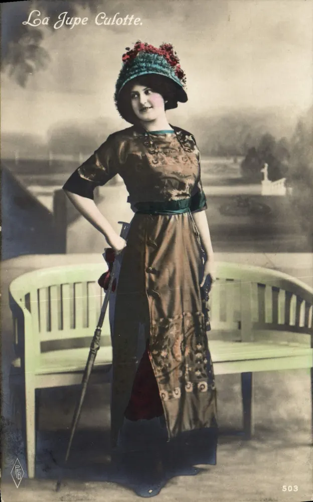 Die Culotte-Hose — Damenmode — Verlag F. G. n° 503 - Vorderseite