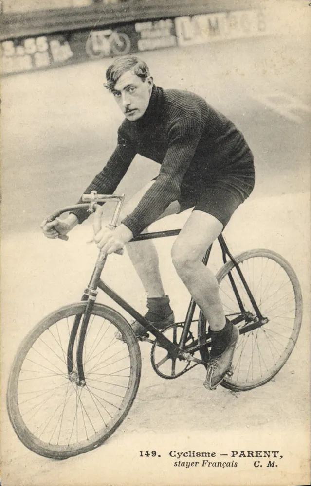 Fietsen — PARENT, Franse fietsster — Edition Artistique C. M. - Voorkant