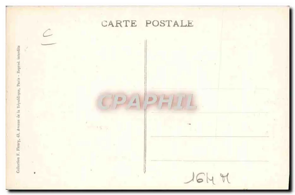 Dampfautomobil, 2. Typ — Dokumentarisch — F. F. Paris, Nr. B-257 - Rückseite