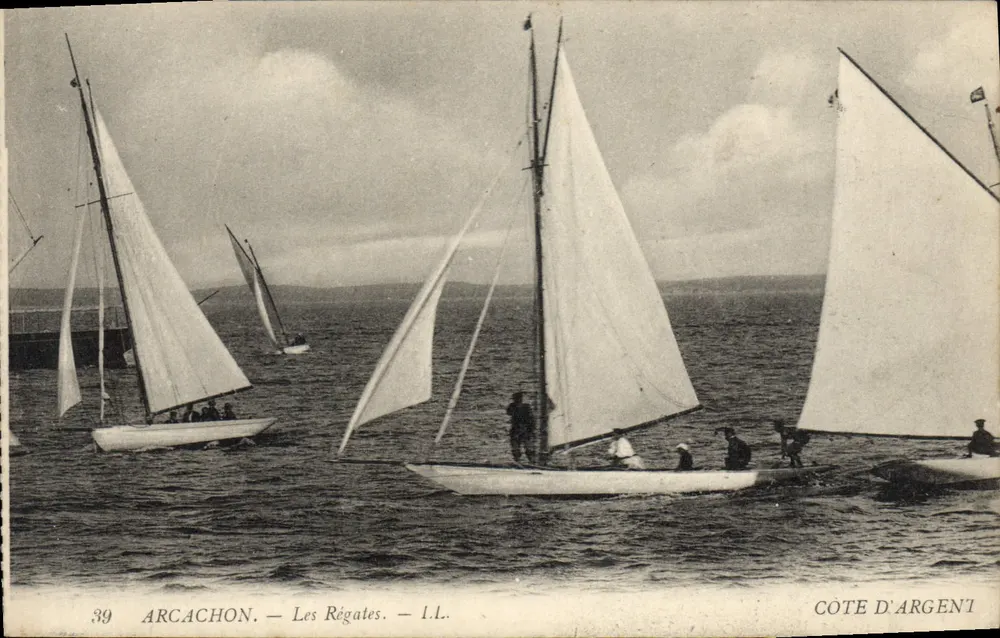 Arcachon — Regatas — I.L. - Anverso