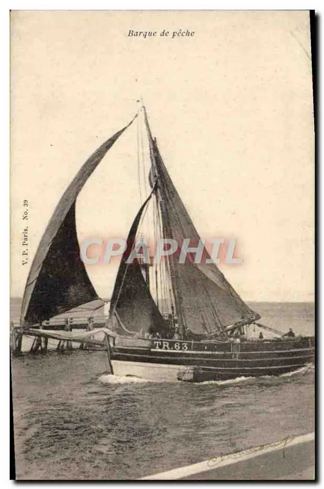 Łódź rybacka — V.P. Paryż, Nr 39 - Awers
