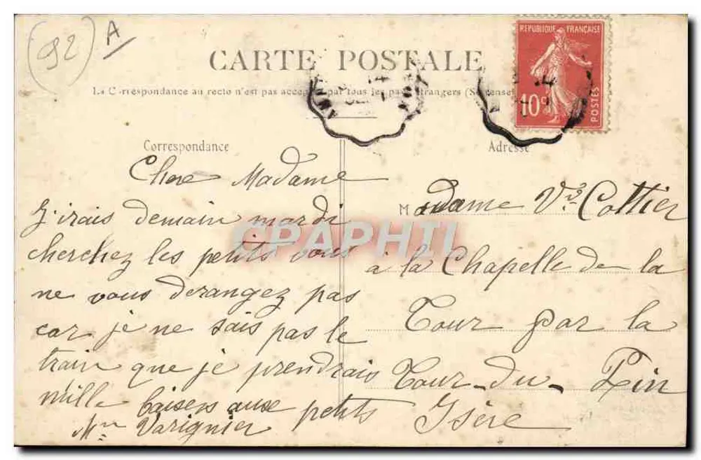 Billancourt — Die Ufer der Seine — P. Marmuse, Paris - Rückseite