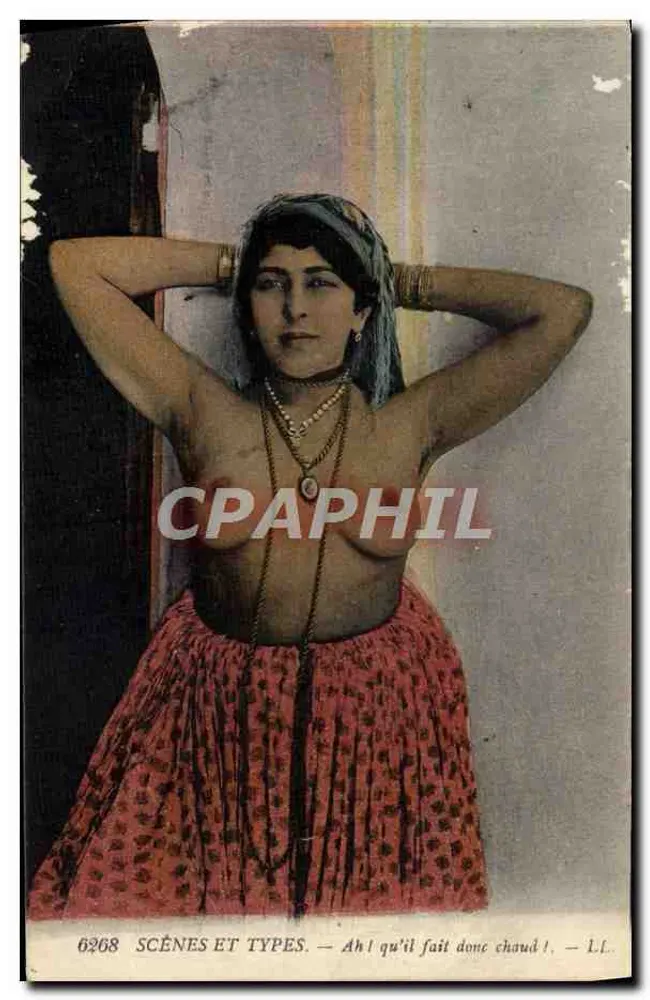 Mulher em traje oriental — Scènes et Types n°6268 — LL - Frente