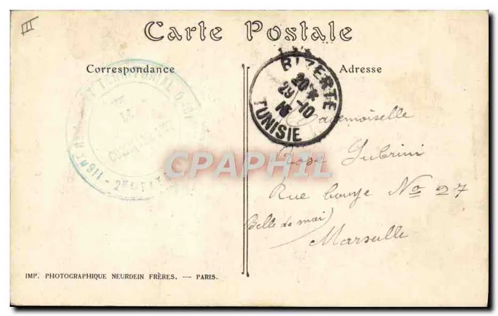 Bédouine — mulher com criança — ND. Fot. n° 137 T - Verso