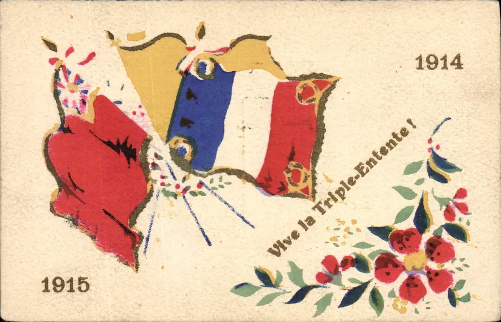 Tríplice Aliança — 1914-1915 — Editor não identificado - Frente