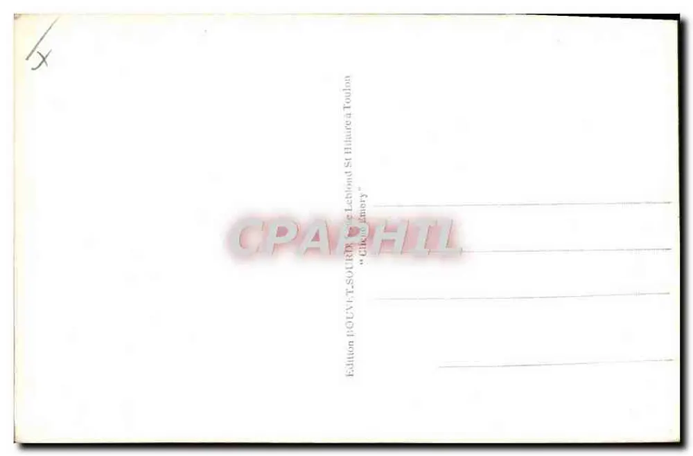 Submarino "IRIS" — Série 243 — Edição Leblond St-Hilaire & Cie - Verso