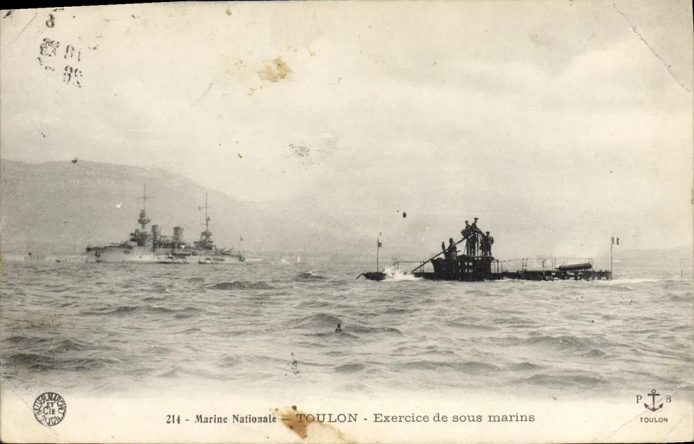 Toulon — U-Boot-Manöver — Marine Nationale — n°214 - Vorderseite