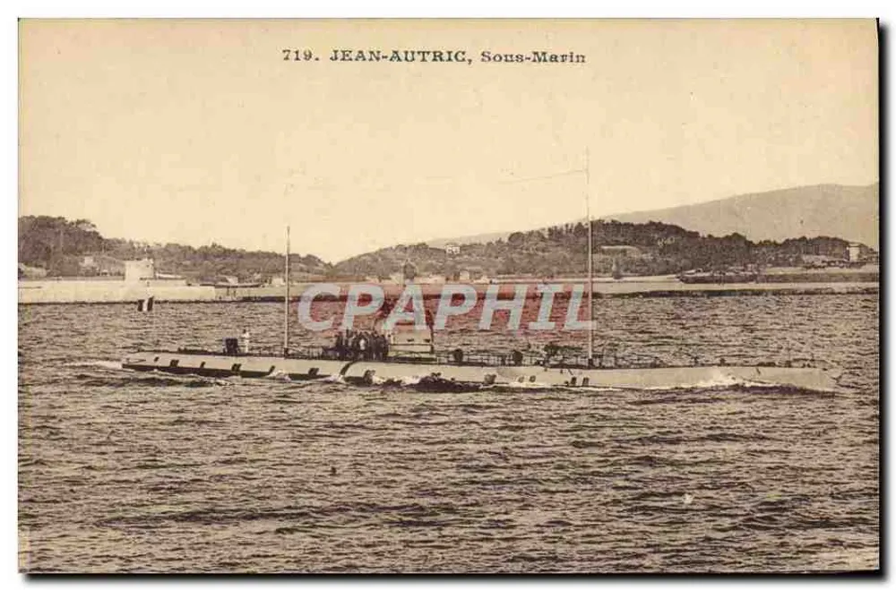 Jean-Autric, U-Boot — Serie 719 — Jean-Autric, Verlag - Vorderseite