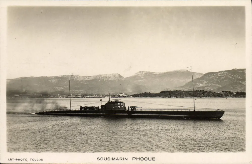 Submarino Phoque — n°59 — Art-Photo Toulon - Frente