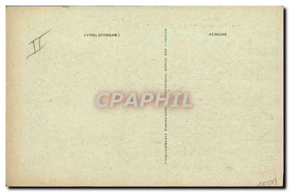 Submarino "LÉON-MIGNOT" — Marinha Militar Francesa, n°739 — Editor Corrèze - Verso