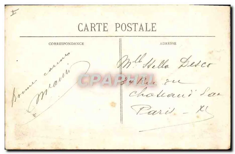 Cherbourg - O Teatro — Coleção P. B., Cherbourg - Verso