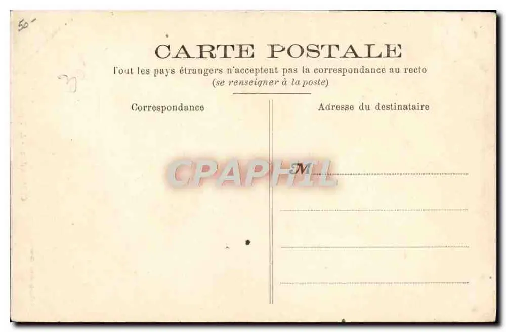 Châteaudun - O Teatro — editor Léonard, n° 50 - Verso