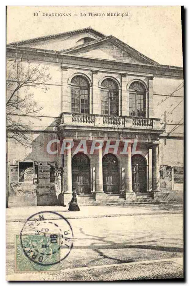 Draguignan — Das Municipale Theater — Verleger unbekannt, n° 10 - Vorderseite