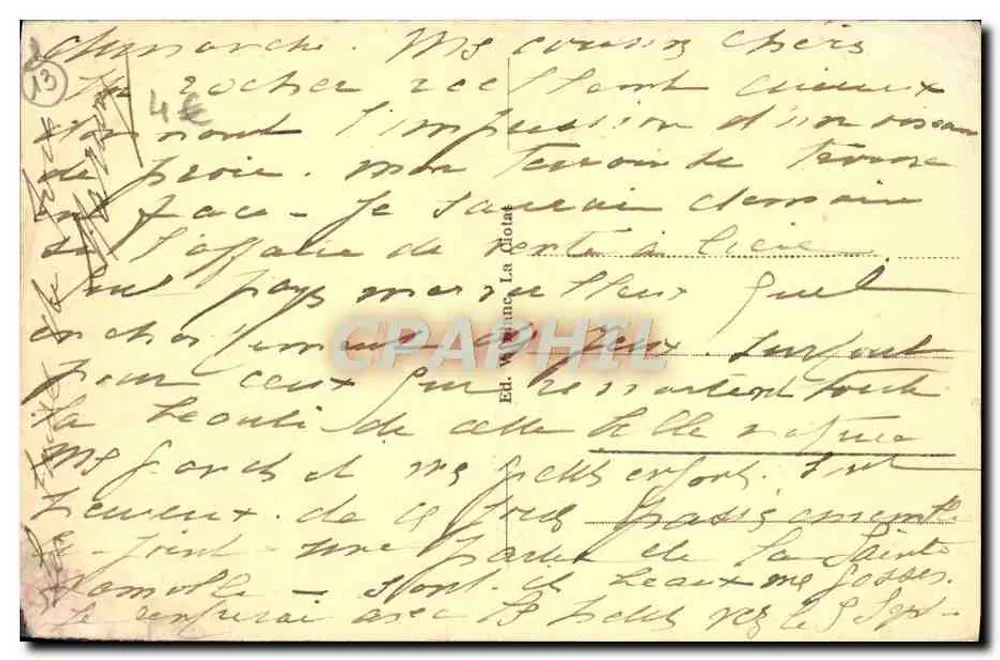 La Ciotat - O Bec de l'Aigle — editor Albin Michel, n° 23 - Verso