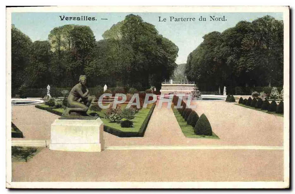 Versailles — O Parterre do Norte — Graphique - Frente