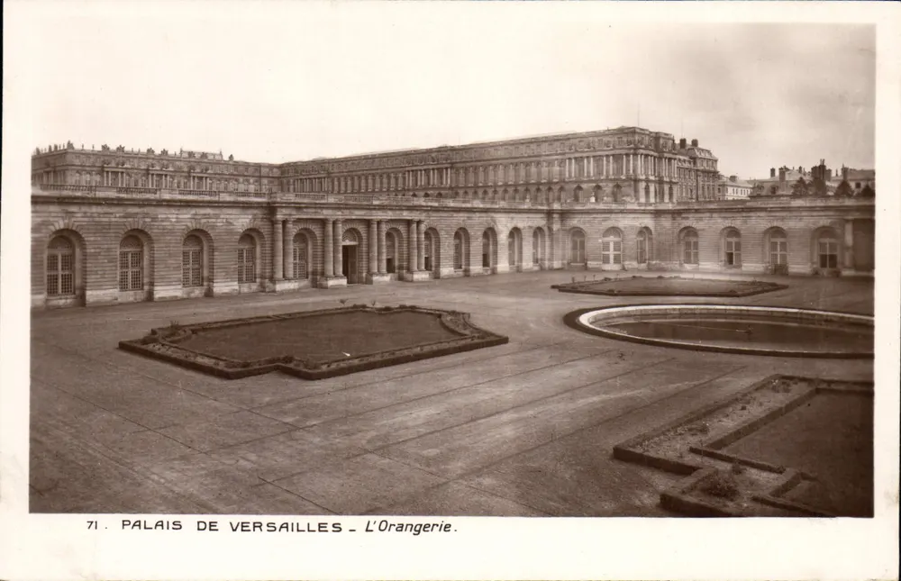 Palácio de Versalhes - A Orangerie — Edição dos Museus Nacionais, n°71 - Frente