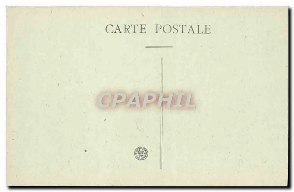 Beaulieu — A Baía vista de St-Jean — Edição V. D. F., Cannes - Verso