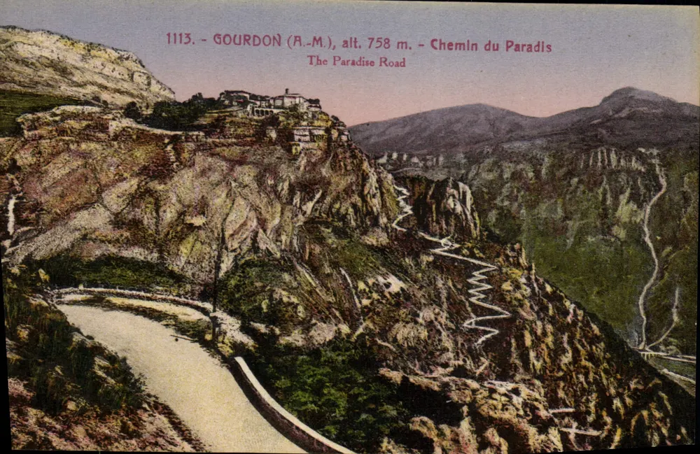Gourdon (A.M.) — Caminho do Paraíso — Edição Guicetta, Nice - Frente