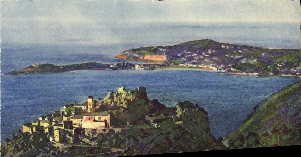 Eze — Allgemeiner Blick auf das Dorf — Éditions d'Art Yvon, Paris - Vorderseite