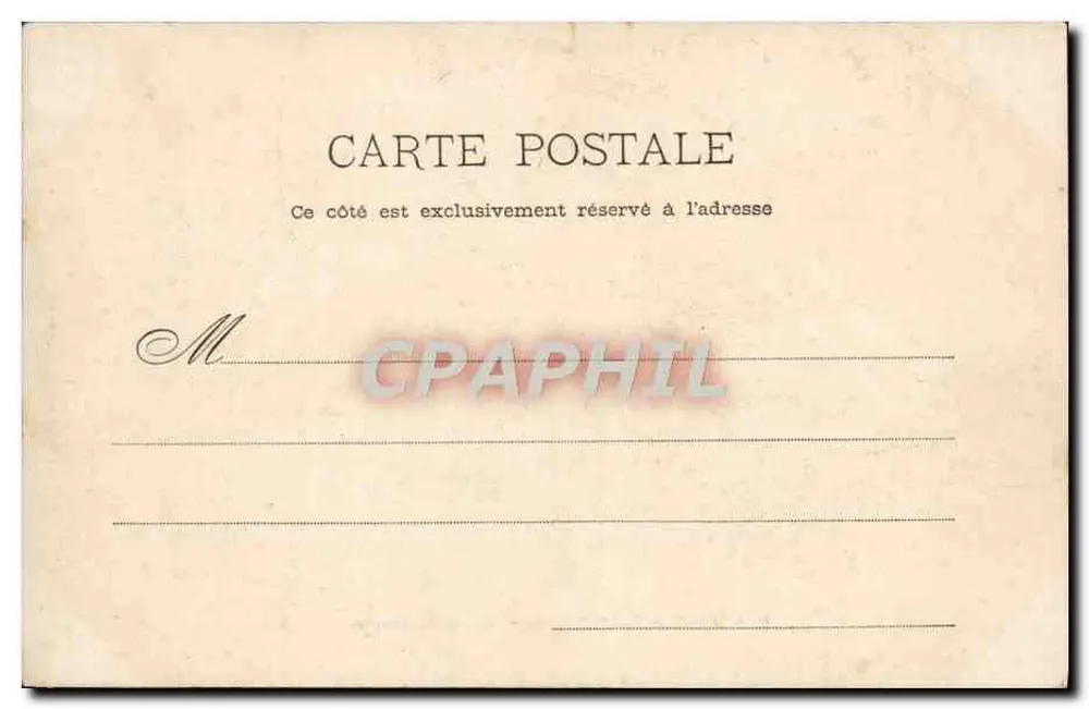 Sphinx dos Druidas — Floresta de Fontainebleau — A. Siron, fot.-édit., Barbizon (S.-et-M.) - Verso