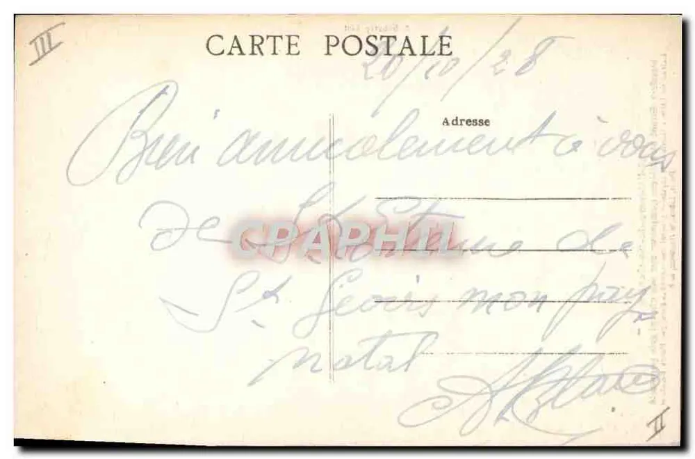 Mandrin während seiner sechsten Kampagne auf seinem grauen pommelten Pferd — St-Etienne-de-St-Geoirs — A. Generey, Verlag — Auszug aus dem Buch « Mandrin », Generalkapitän der Schmuggler, von Funck Brentano — Paris, Librairie Hachette, in-8 - Rückseite