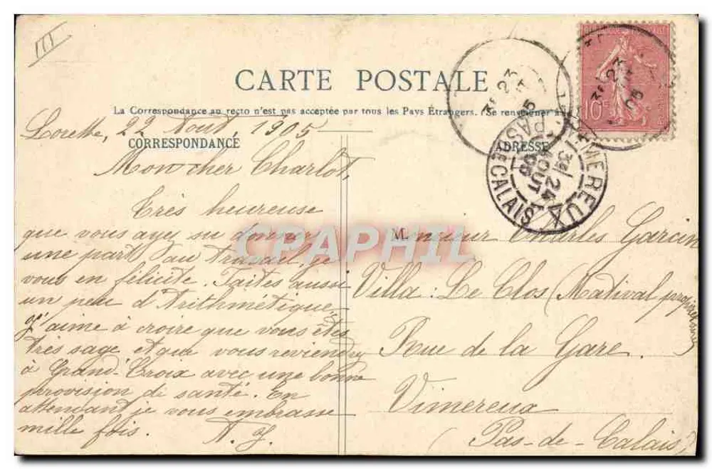 O Pequeno Juiz — Silêncio, ou eu faço evacuar a sala — Sociedade A. Beaumont & Cie, Nantes - Verso
