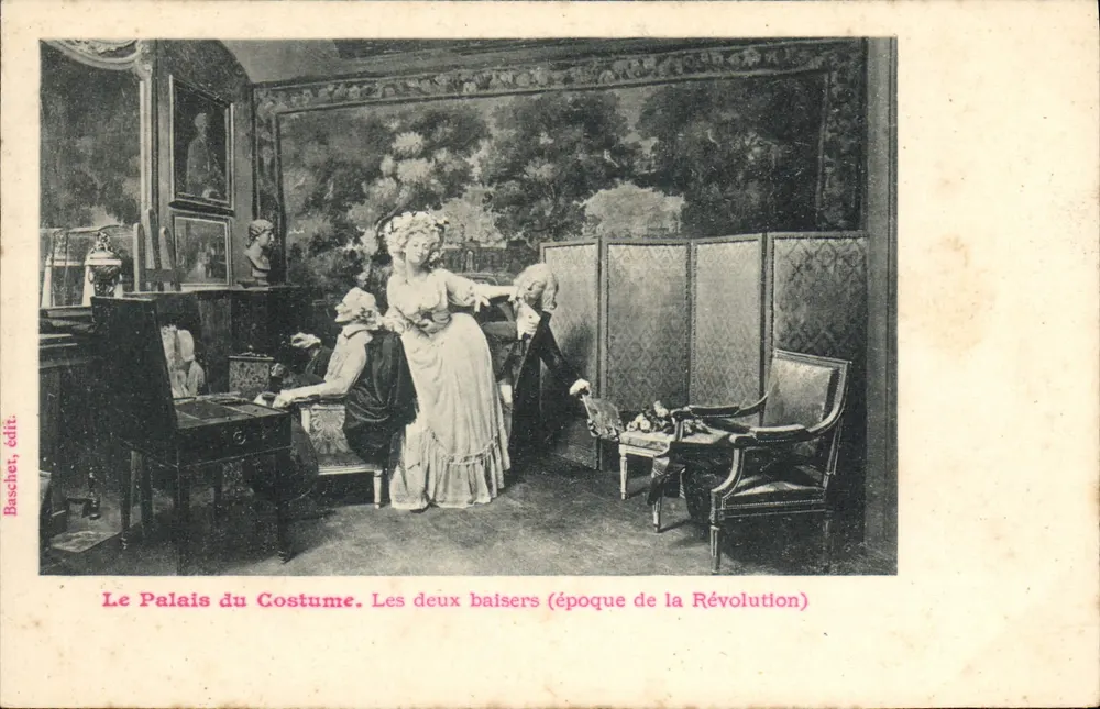 Das Palais des Kleides. Die beiden Küsse (Revolutionäre Zeit) — Baschet, Verlag - Vorderseite