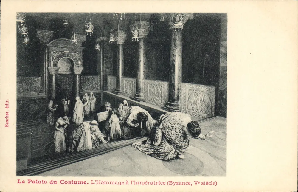 Das Palast der Kleidung. Die Hommage an die Kaiserin (Byzanz, 5. Jahrhundert) — Baschet Verlag - Vorderseite