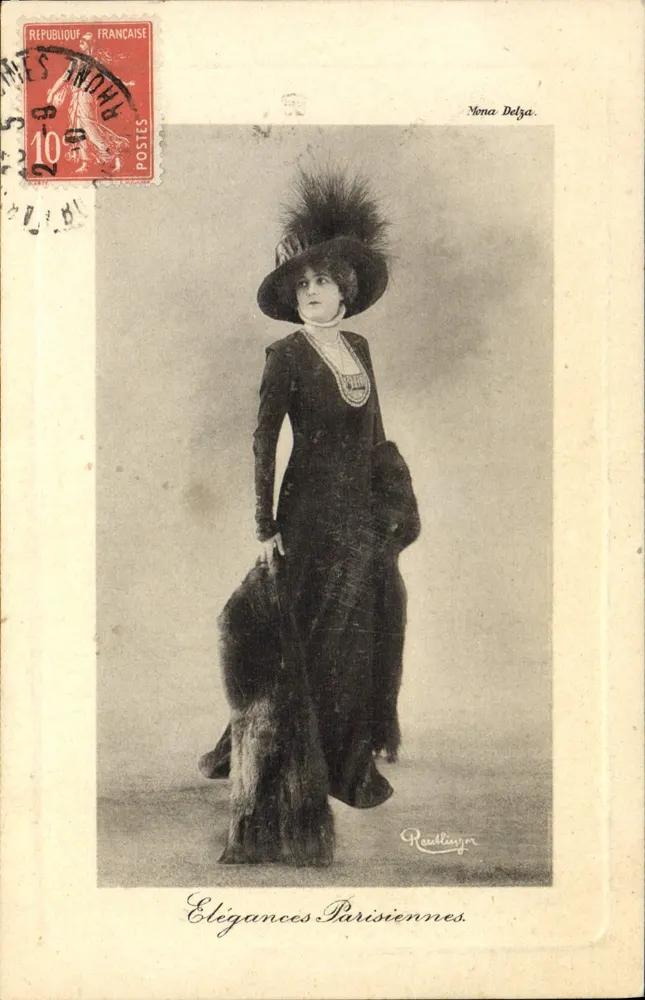 Mona Delza — Elegances Parisiennes — Ravillarger - Vorderseite