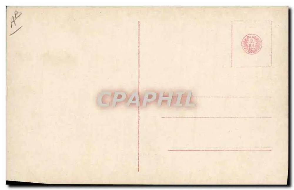 Jovem mulher com chapéu de penas — editor C.P.A. n° 2355/4 - Verso