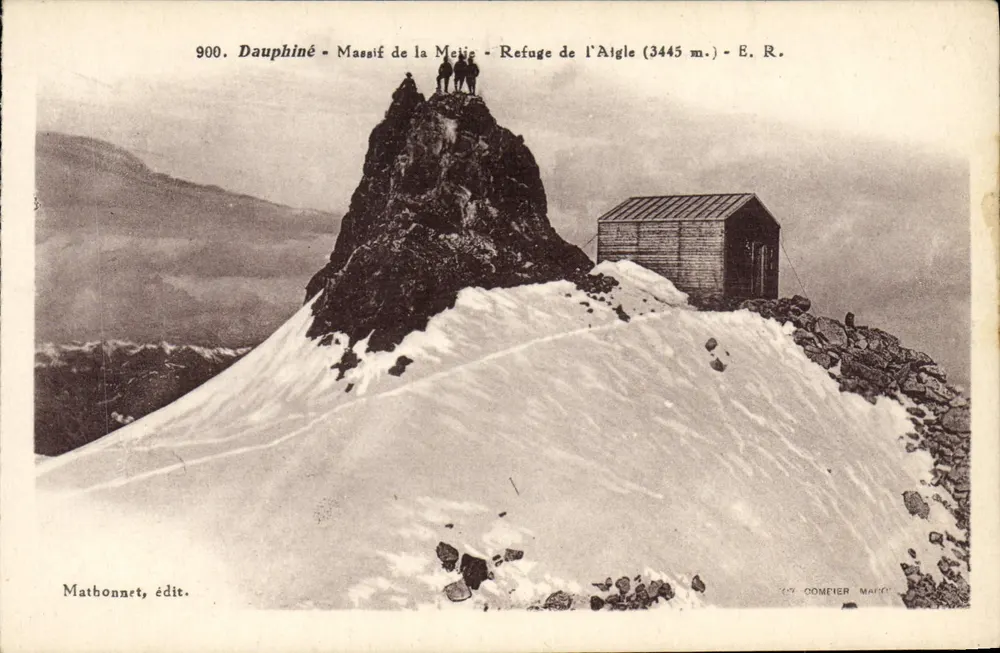 Massif de la Meije - Refuge de l'Algle (3445 m.) — Dauphiné — Verleger Mathbonnet - Vorderseite