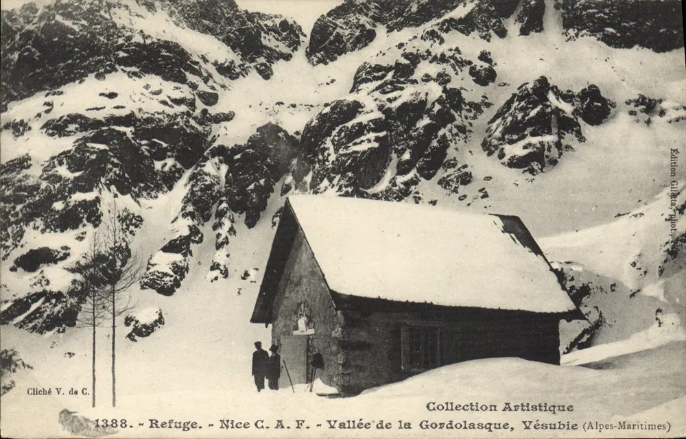 Refuge — Tal der Gordolasque — Edition Gilbert, Nizza - Vorderseite