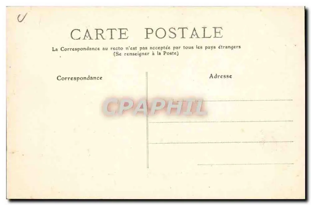 Schienenfahrzeug genannt 'Typ Nord' — N° 2.942, Serie 2921 bis 2950 — Sammlung F. Fleury - Rückseite