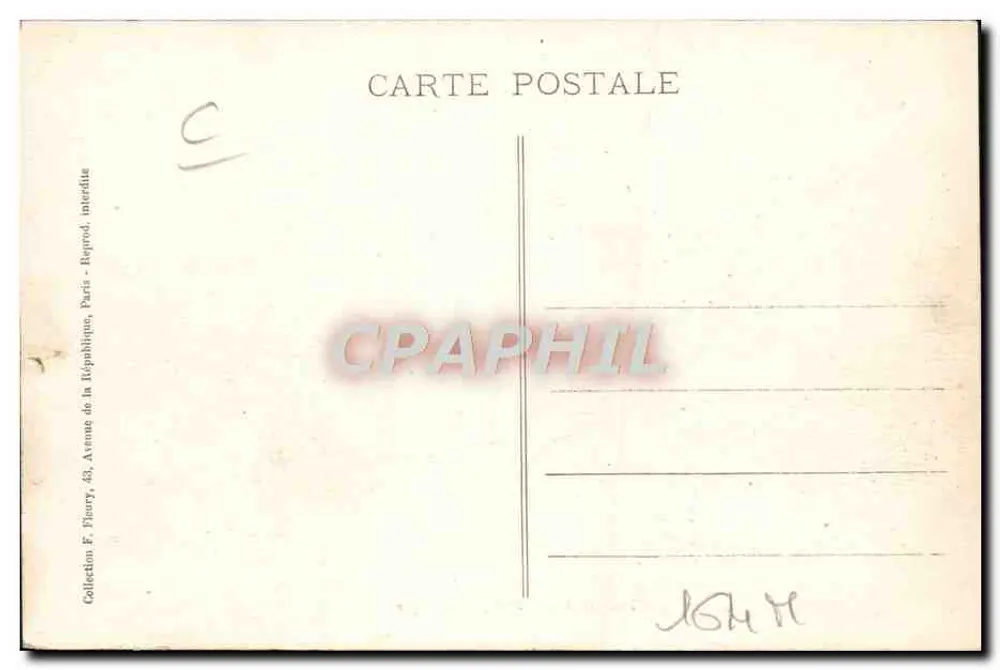 Trator E 5 - 1º tipo elétrico — As Locomotivas Francesas (P.O.) — F.F. PARIS - Verso