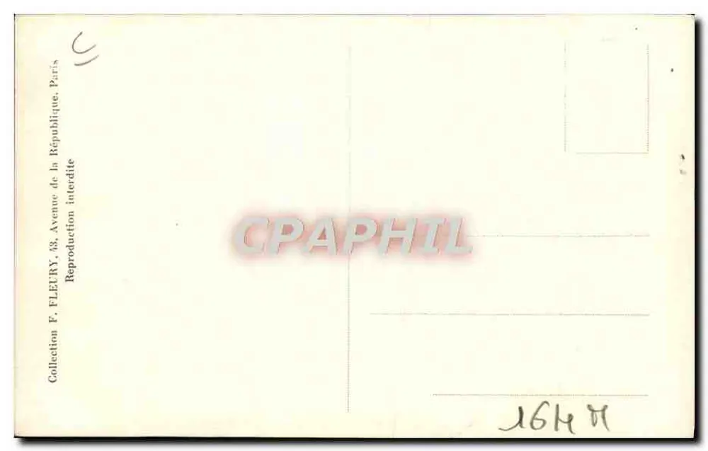 Locomotiva série 140 A — As Locomotivas Francesas — Editor P.L.M. n°8 - Verso