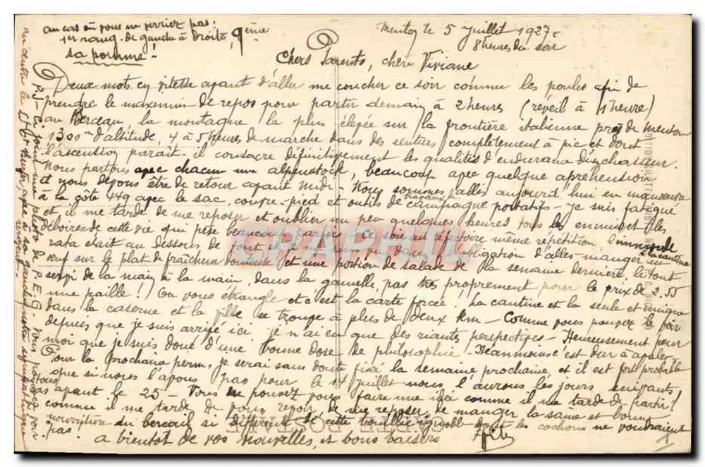 Der Hafen - Freizeitboote — MENTON — n° 303 - Rückseite