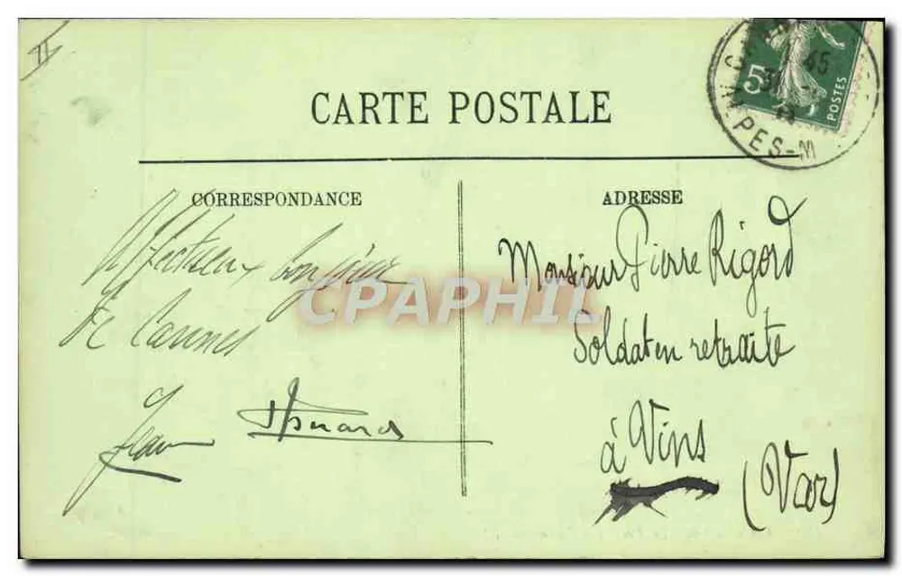 CANNES — Der Hafen und das Casino — LL. - Rückseite