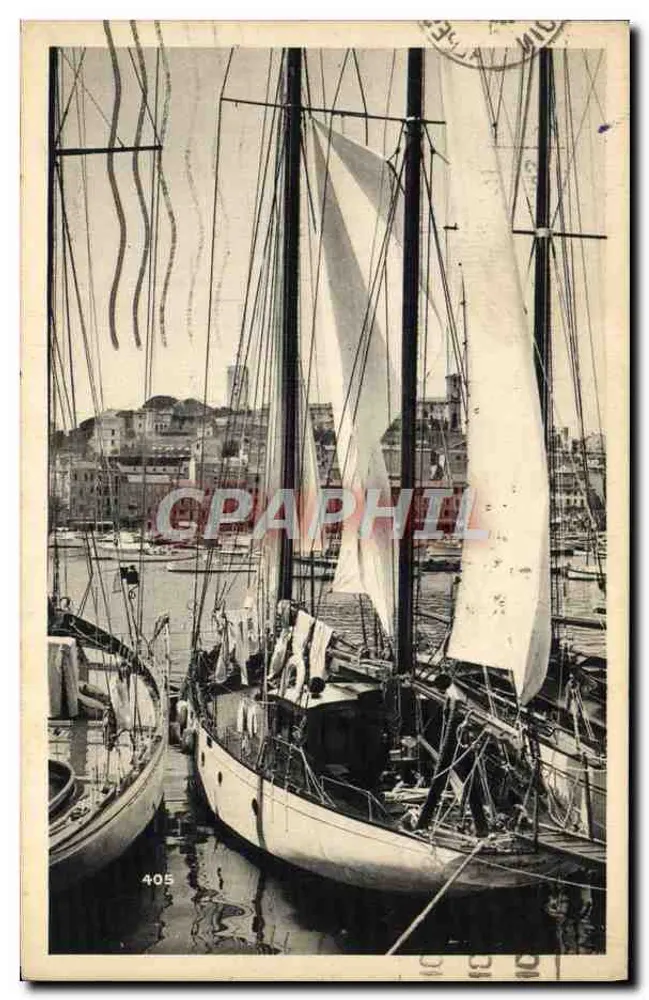 Der Hafen und der Suquet — Cannes — L. Gilletta et Cie, Phot. - Vorderseite