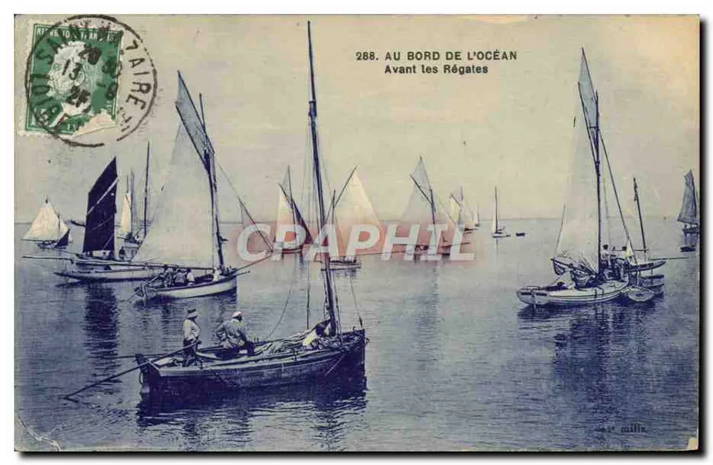 Am Rand des Ozeans — Vor den Regatten — F. Gatteau, Imp. Édit., Nantes - Vorderseite