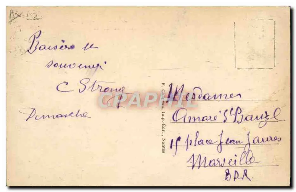 Am Rand des Ozeans — Vor den Regatten — F. Gatteau, Imp. Édit., Nantes - Rückseite