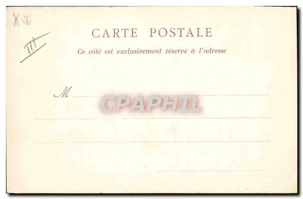 Regatas na Loire — Diante de Roche-Maurice — H. Bongue, N° RI 1 - Verso
