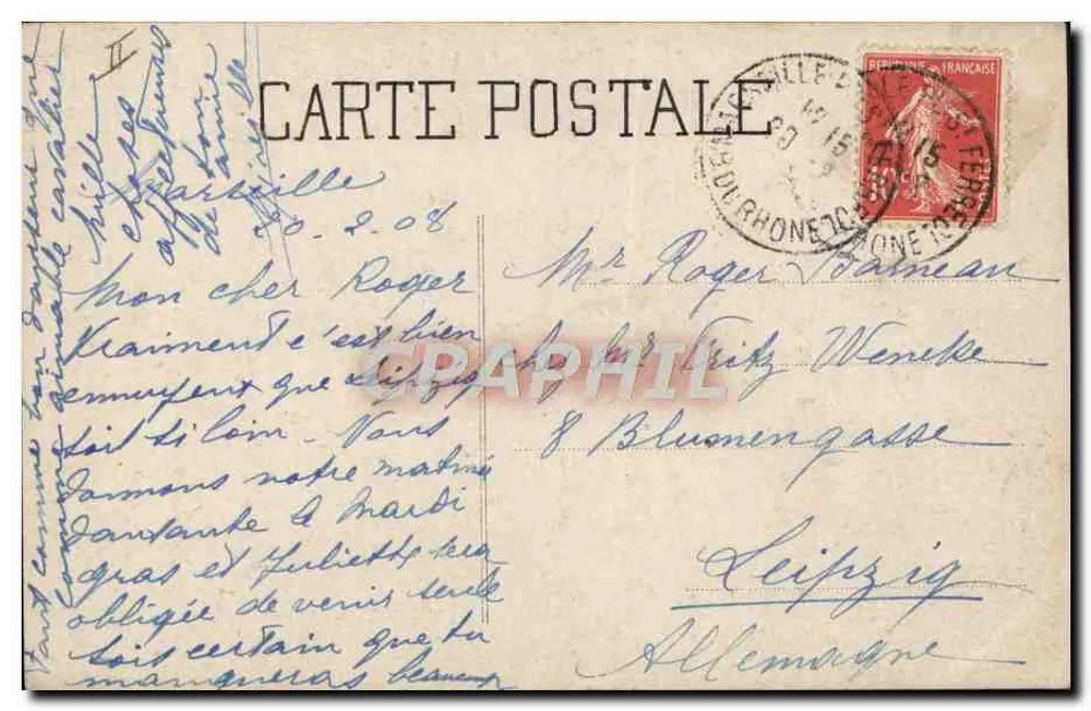 Segeltuch — Hafen mit Dampfschiffen — 1187 - Rückseite