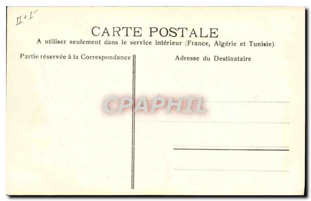Côte d'Azur — Regatas — P. Le Maillan, litografia dita Cannes — n° 54 - Verso