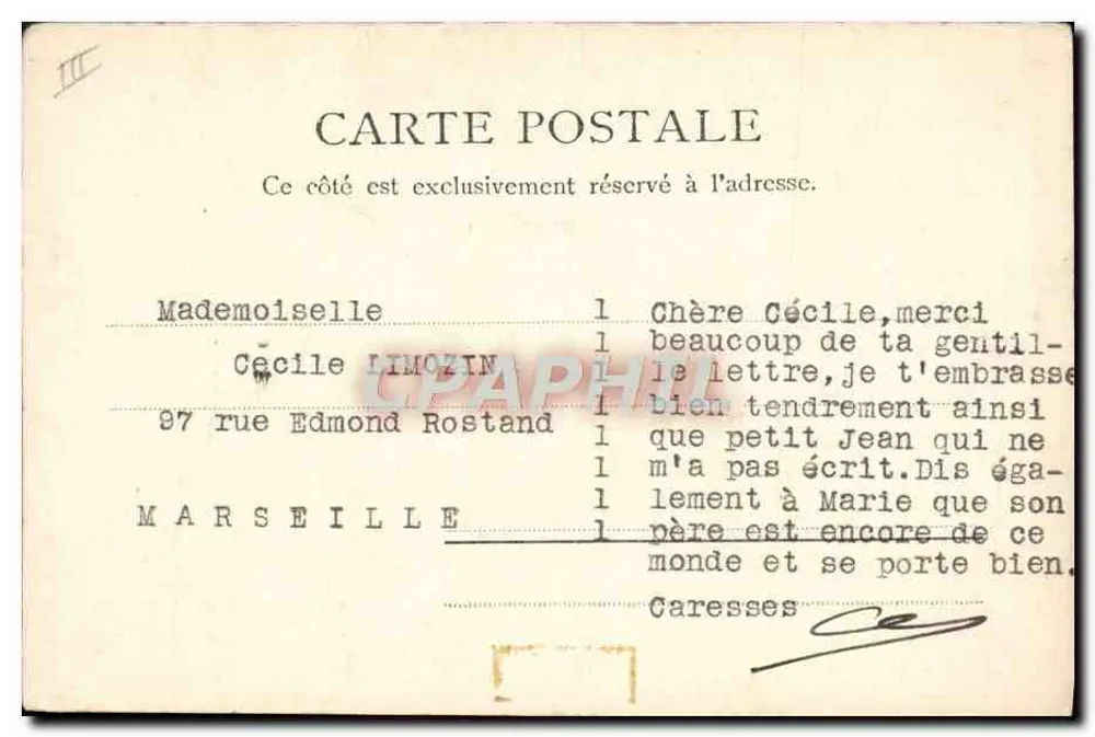 Beduine — Foto Garrigues Tunis — 74 - Rückseite