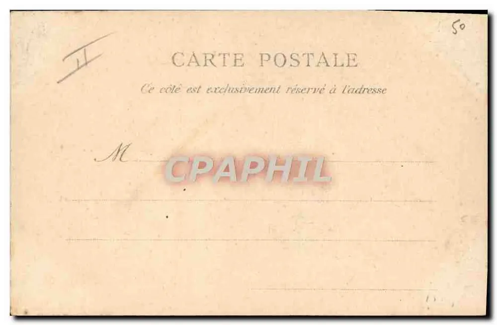 Gymnote (Navio Submarino) — Série 527 — A. Bouguett, Toulouse - Verso