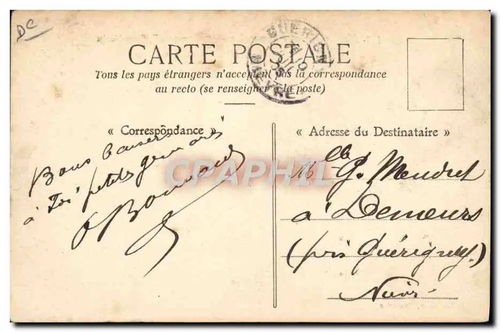Submarino "Gymnote" — Marinha Militar Francesa — editor desconhecido, n° 357 - Verso
