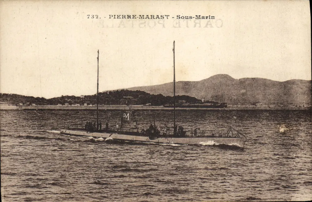 Pierre-Marast - Submarino — n°732 — editor Carte Postale - Frente