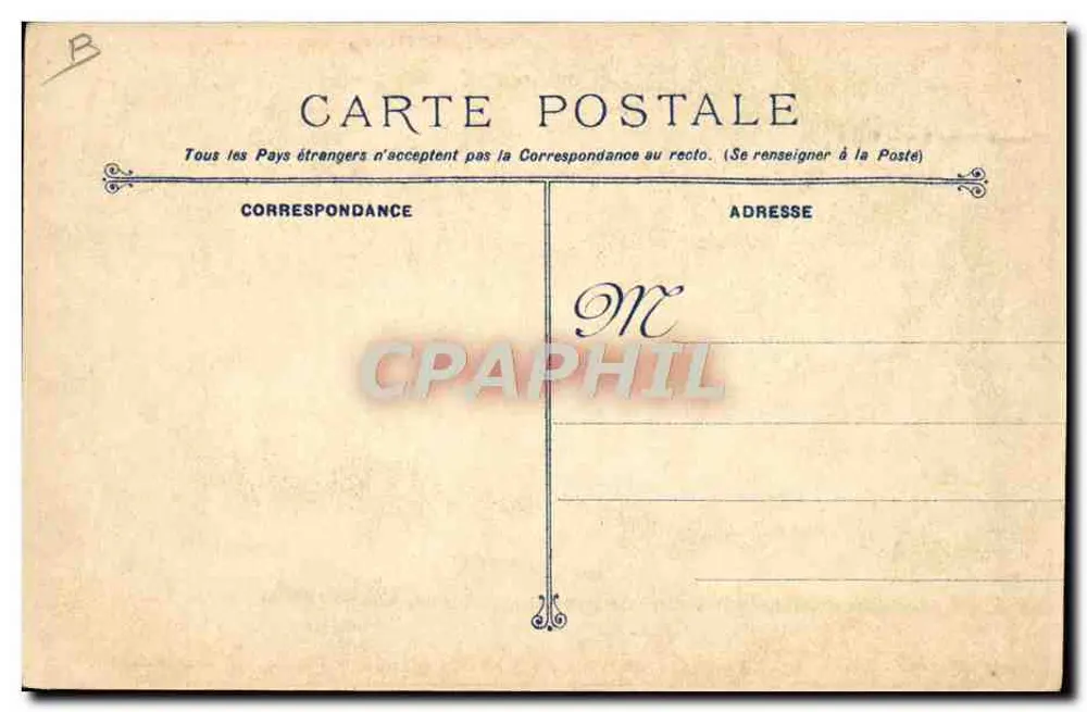 Torpilleur Submersible THON — Marinha Militar Francesa — 1915 — Fototipia Marius Bar — Toulon - Verso