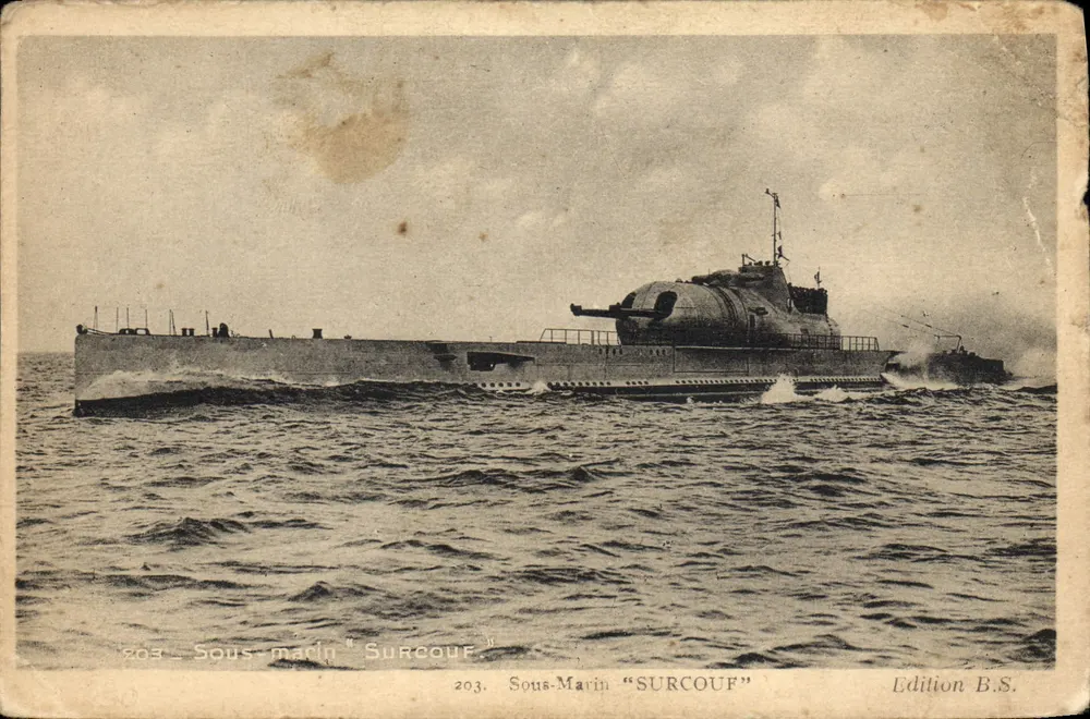 U-Boot "SURCOUF" — Edition B.S. n°203 - Vorderseite
