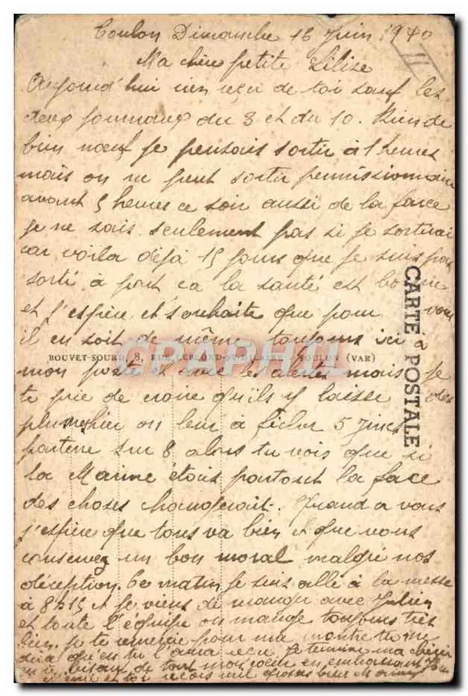 U-Boot "SURCOUF" — Edition B.S. n°203 - Rückseite